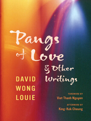 cover image of Pangs of Love and Other Writings